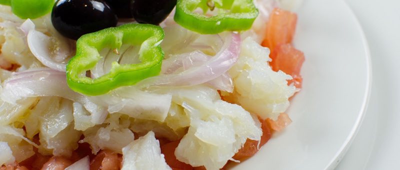 “Esqueixada” (cod, tomato and onion salad)